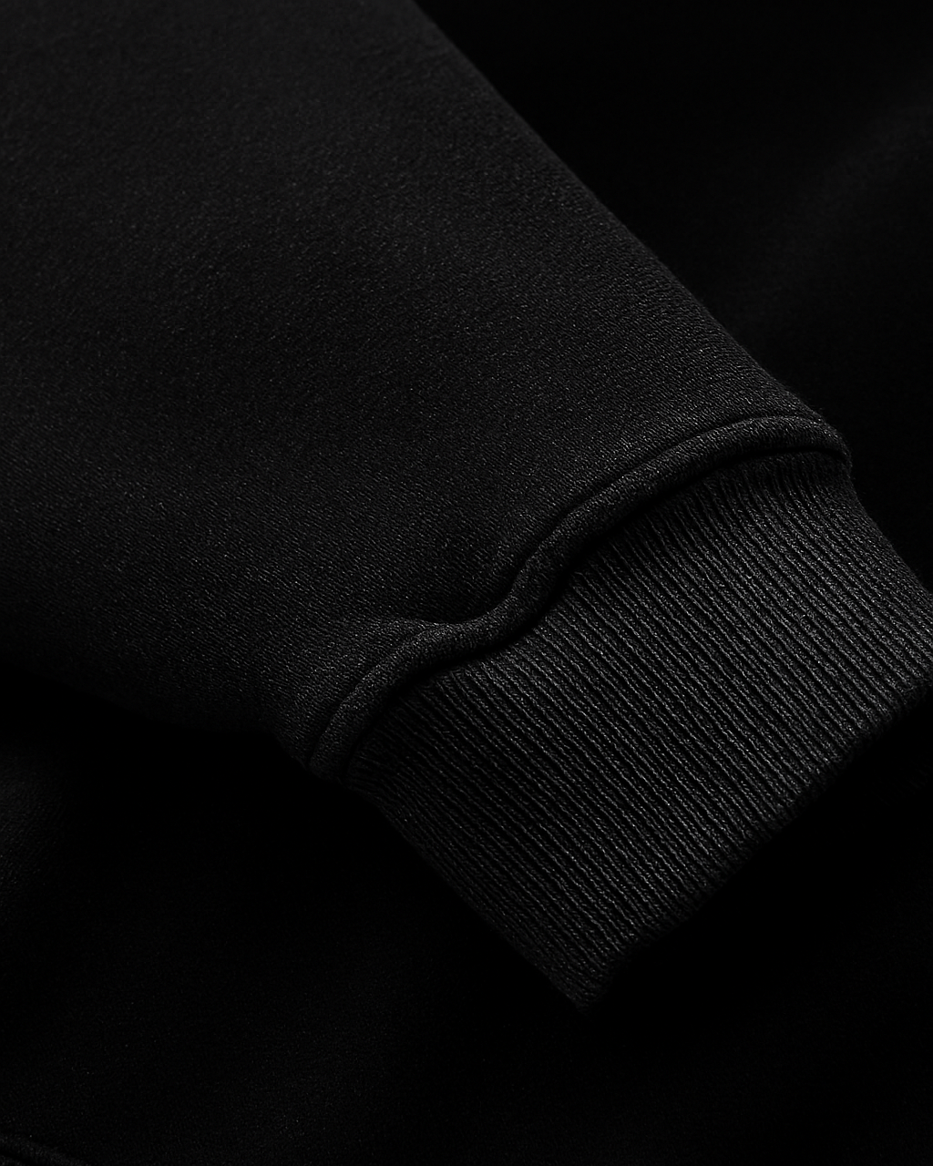 SHADOW PULSE BLACK OVERSIZE HOODIE