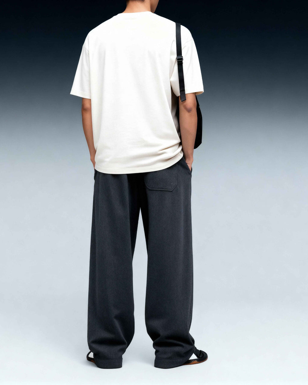 SLATE GRAY BAGGY JOGGER