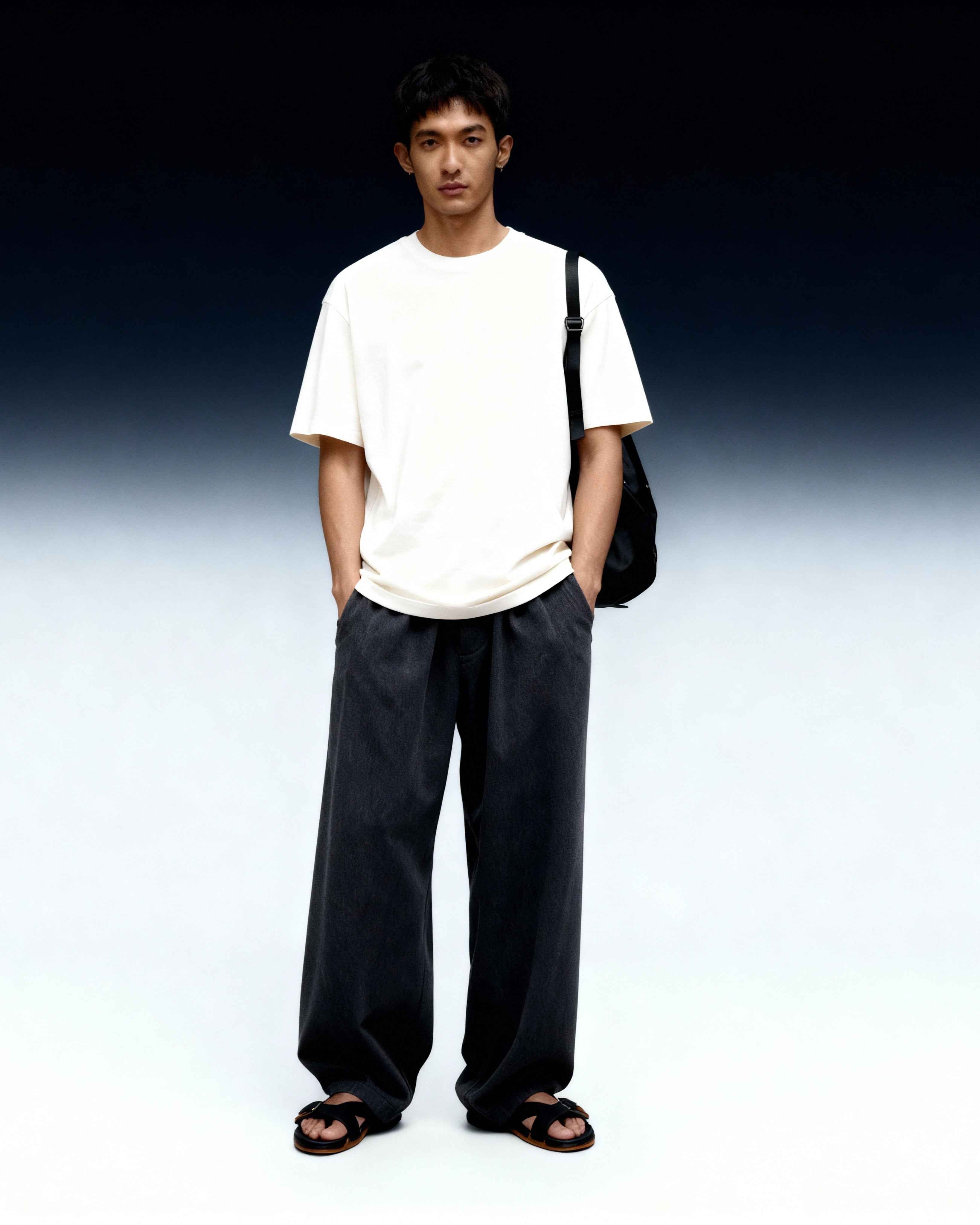 SLATE GRAY BAGGY JOGGER