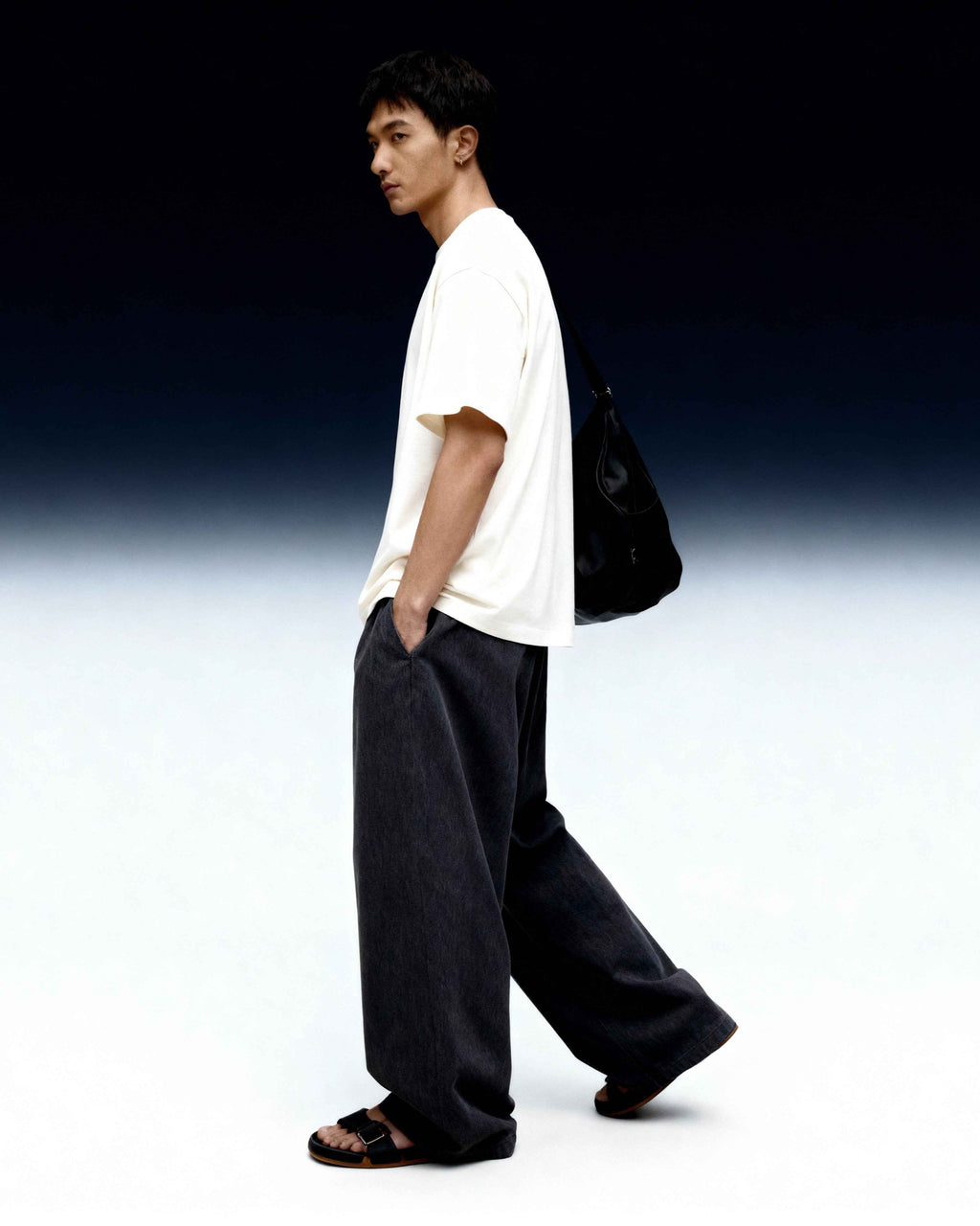 SLATE GRAY BAGGY JOGGER