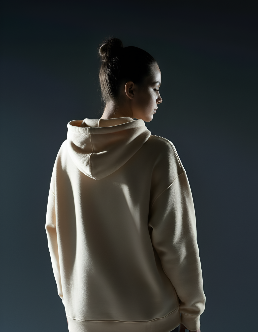 BEIGE OVERSIZED HOODIE