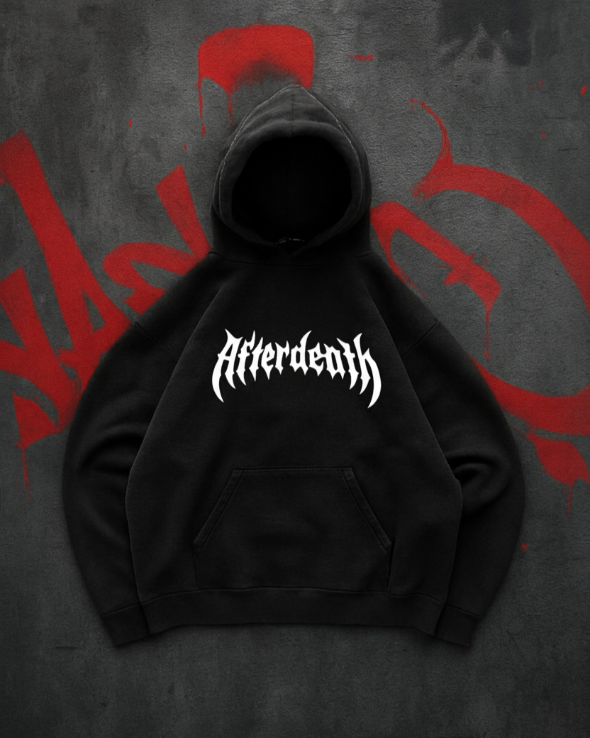 MORBID THREADS OVERSIZE HOODIE