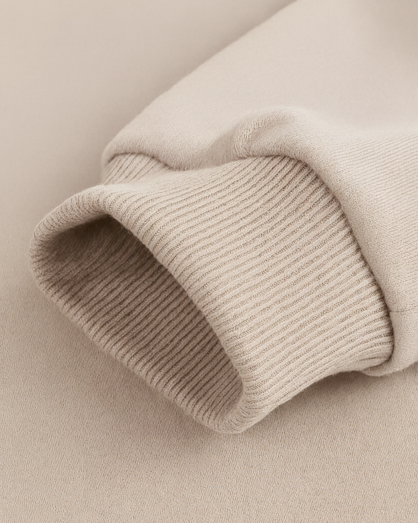 Beige Oversize Hoodie