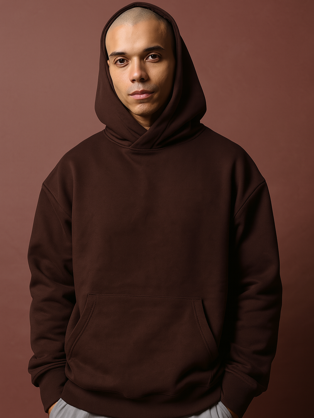 Brown Oversize Hoodie
