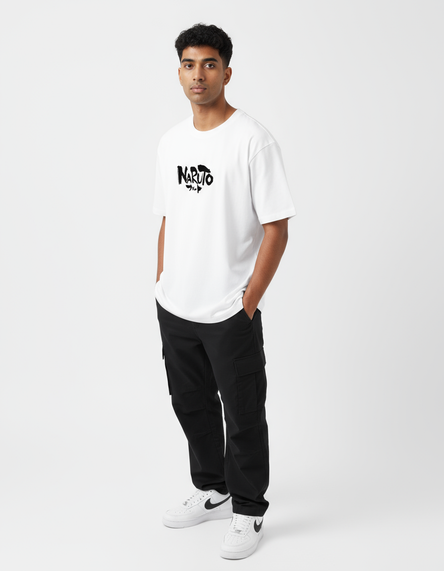 Shinobi Drip Oversized Tee - ZIDDIZEN