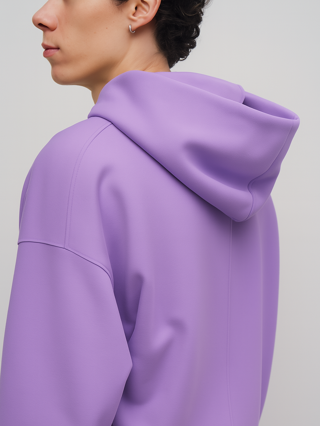 Lavender Oversize Hoodie