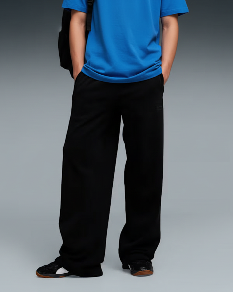 Black Baggy Jogger Pants