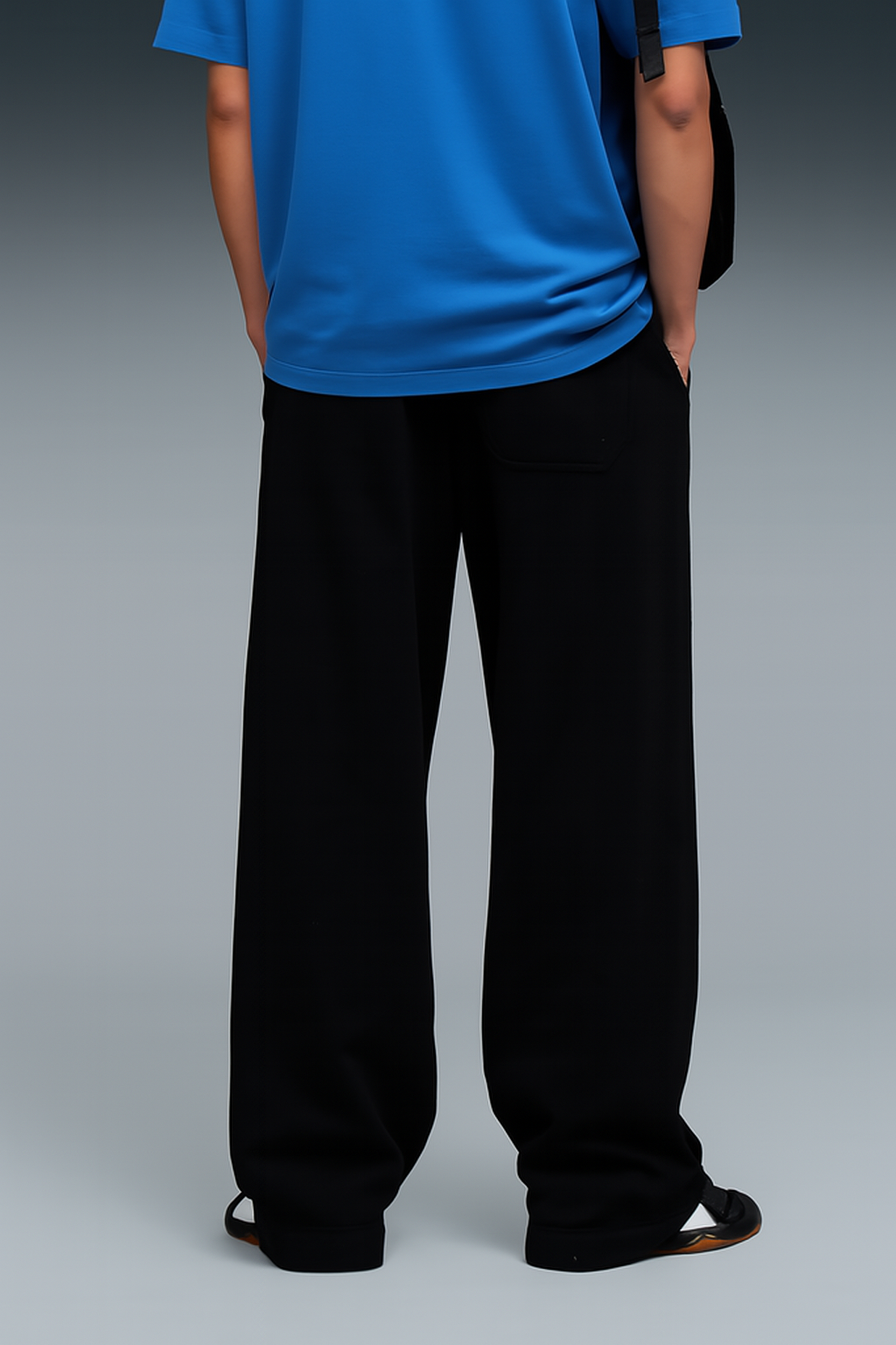 Black Baggy Jogger Pants - ZIDDIZEN