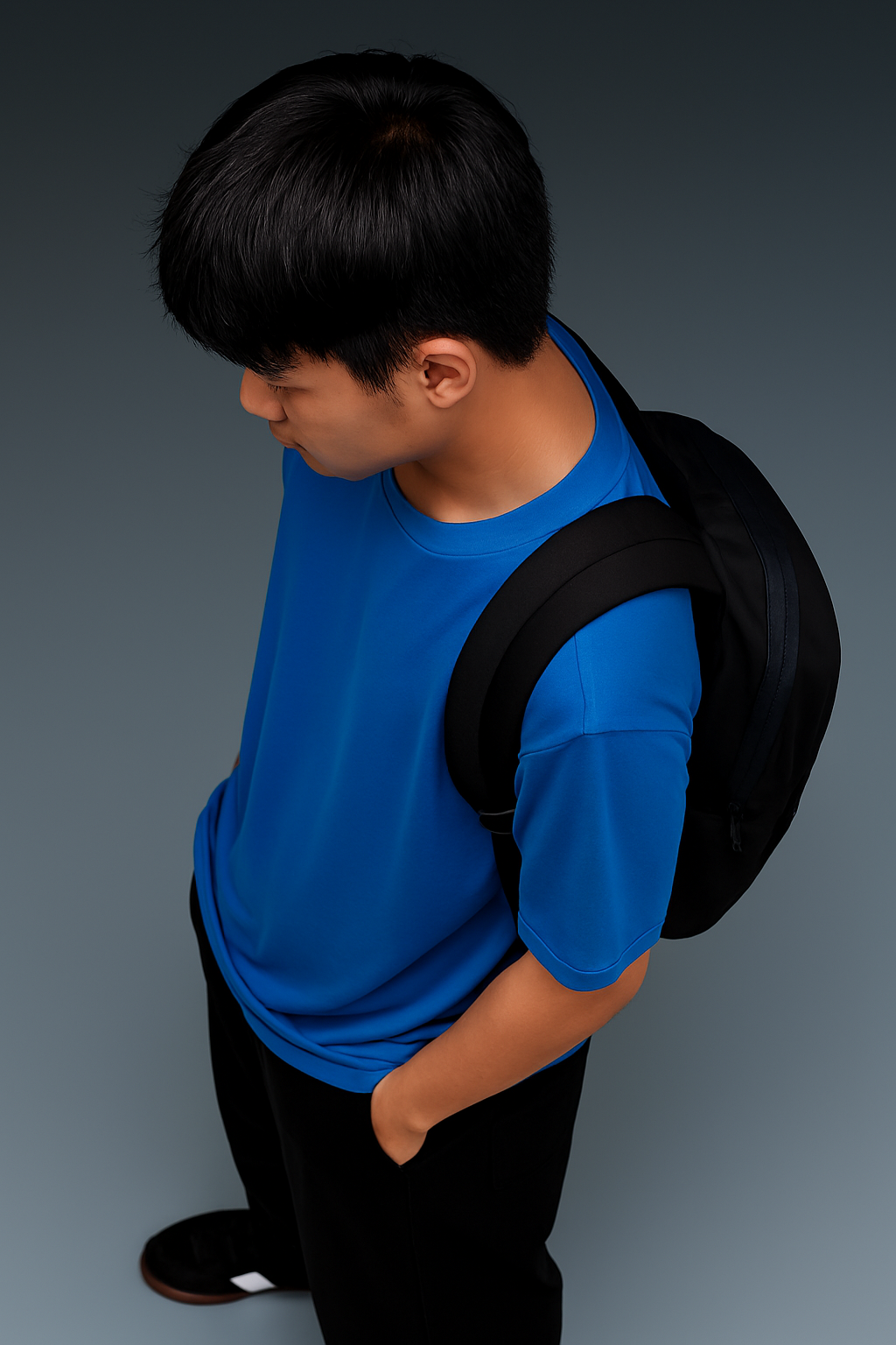 Black Baggy Jogger Pants - ZIDDIZEN