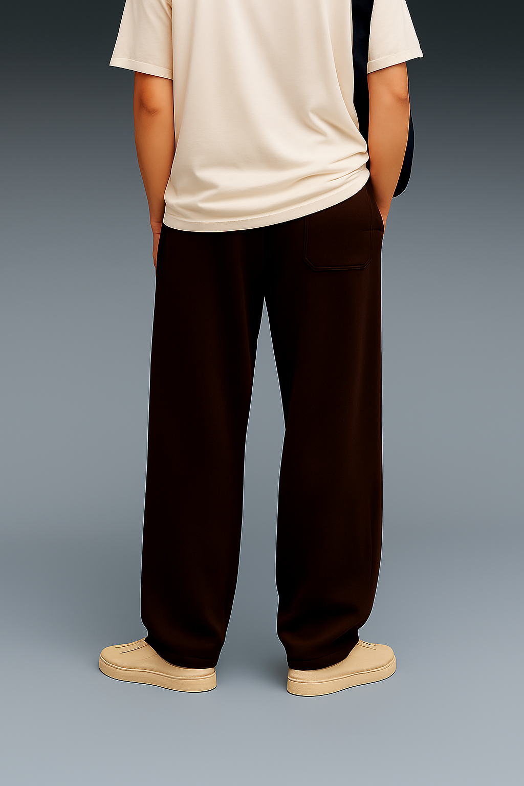 Brown Baggy Jogger - ZIDDIZEN