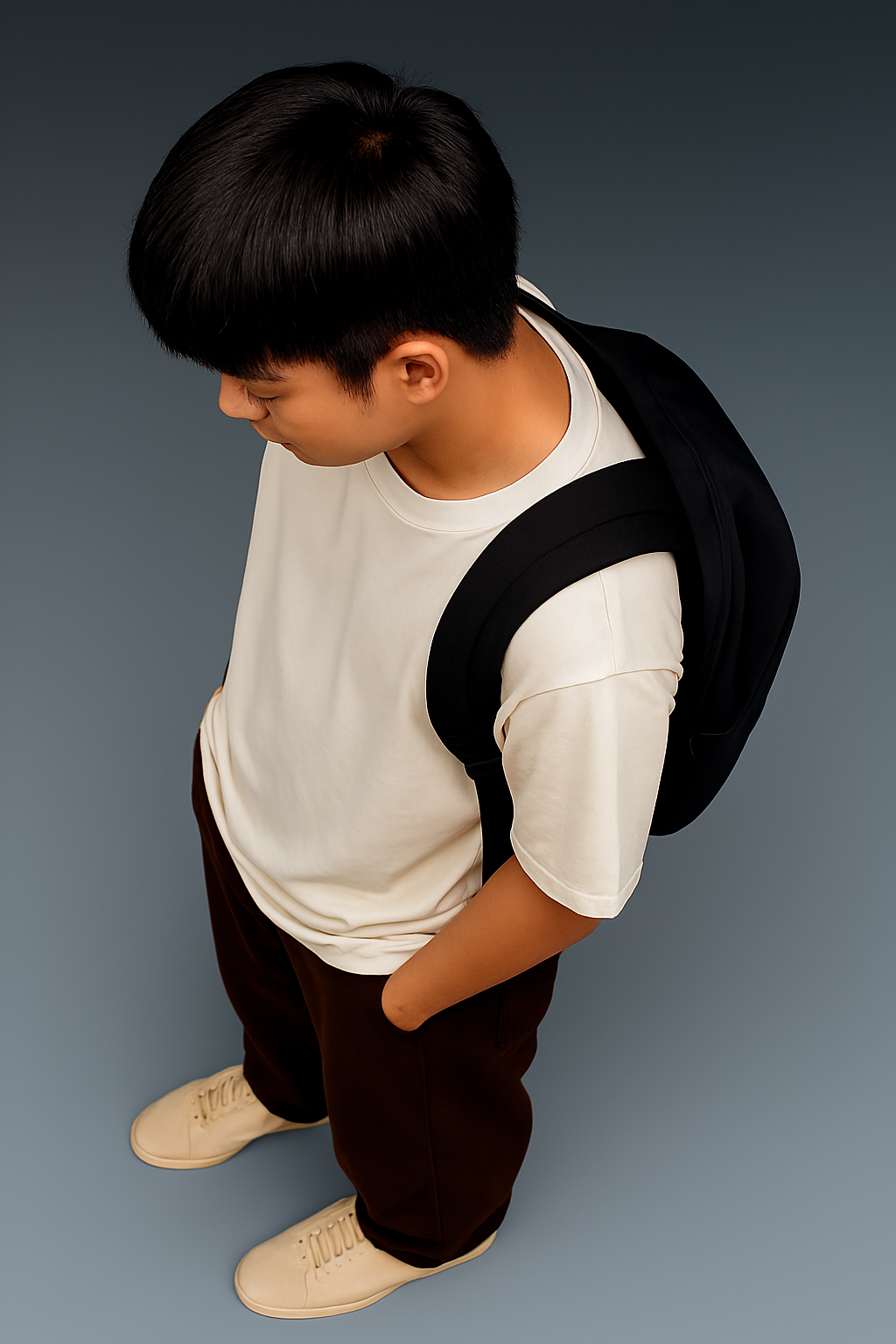 Brown Baggy Jogger - ZIDDIZEN